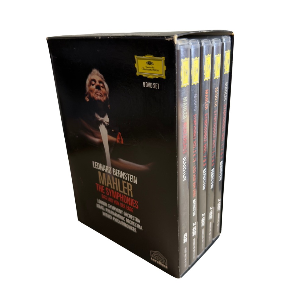 Leonard Bernstein Mahler The Symphonies 9 DVD Box Set Deutsche Grammophon Unitel